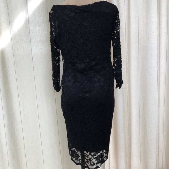 ASOS MATERNITY black lace dress size 10 - Picture 4 of 4